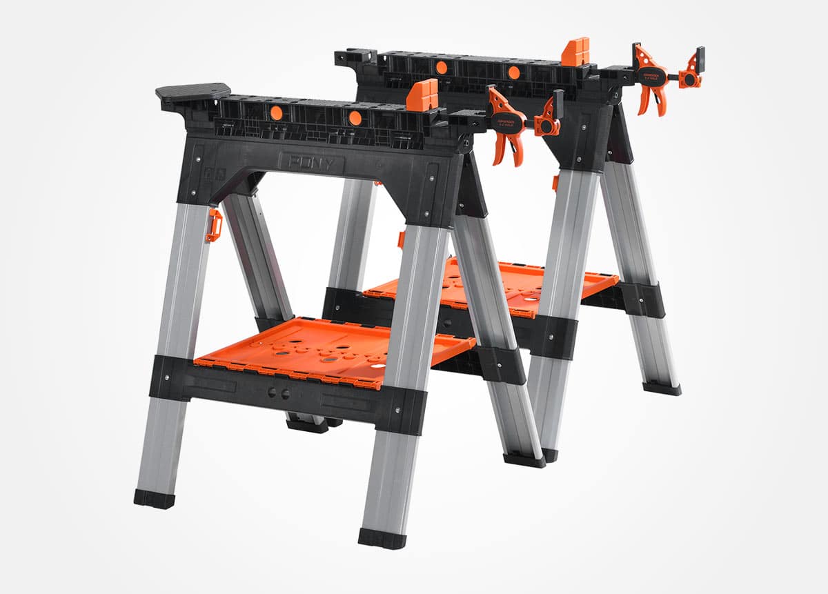 2-Piece Clamping Sawhorses