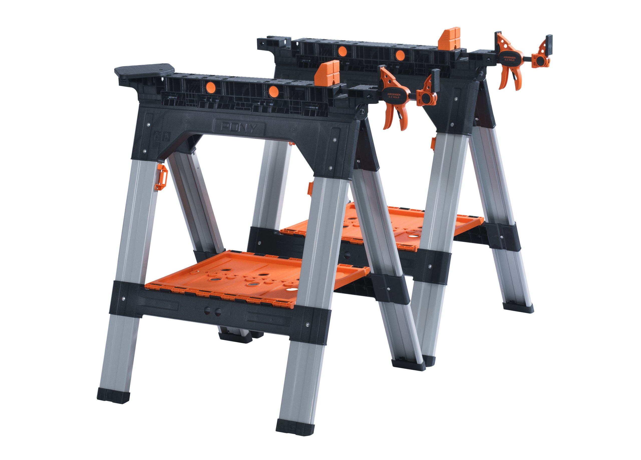2-Piece Clamping Sawhorses